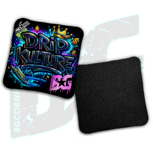 2026 Multiple Bag Models - DK x BG "Graffiti King" - ACL Pro Stamped Cornhole Bags - Set of 4 Bags