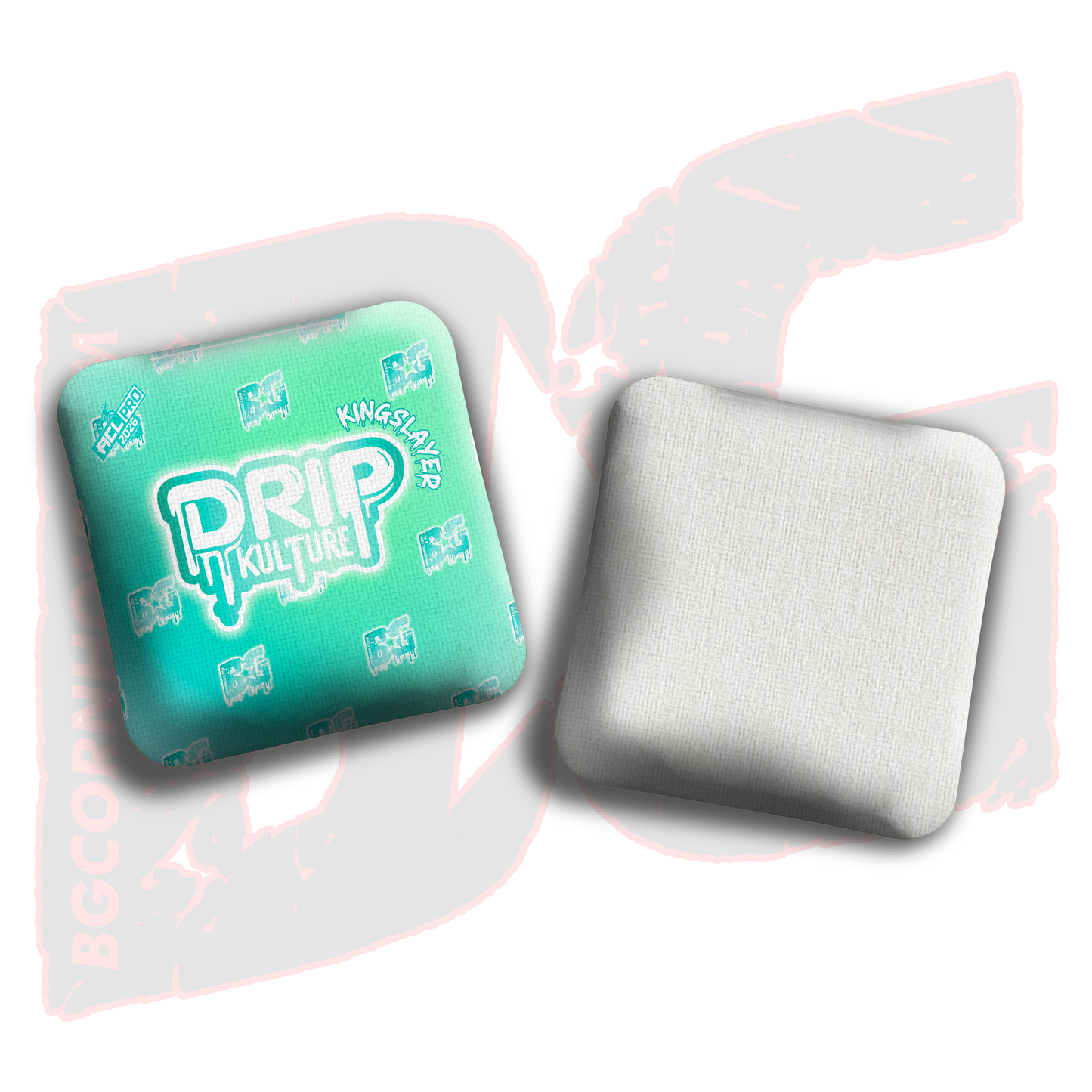 2026 Multiple Bag Models - DK x BG "Repeat" - ACL Pro Stamped Cornhole Bags - Set of 4 Bags