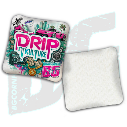 2026 Multiple Bag Models - DK x BG "Streetvibe" - ACL Pro Stamped Cornhole Bags - Set of 4 Bags