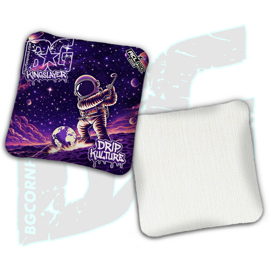 2026 Multiple Bag Models - DK x BG "Astro Golfer" - ACL Pro Stamped Cornhole Bags - Set of 4 Bags