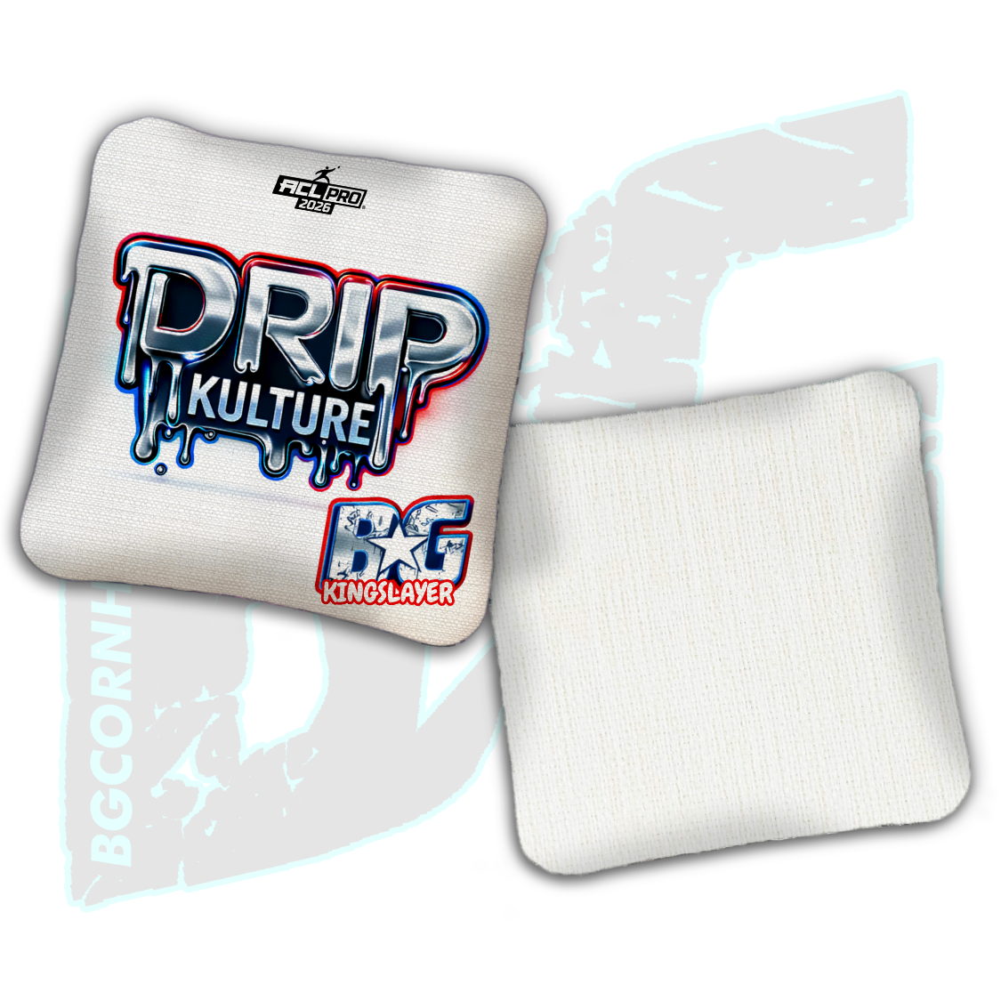 2026 Multiple Bag Models - DK x BG "Metallic" - ACL Pro Stamped Cornhole Bags - Set of 4 Bags