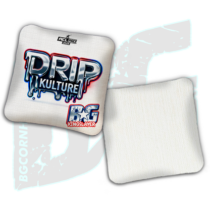 2026 Multiple Bag Models - DK x BG "Metallic" - ACL Pro Stamped Cornhole Bags - Set of 4 Bags