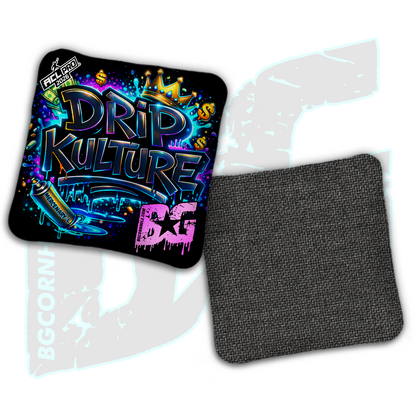 2026 Multiple Bag Models - DK x BG "Graffiti King" - ACL Pro Stamped Cornhole Bags - Set of 4 Bags