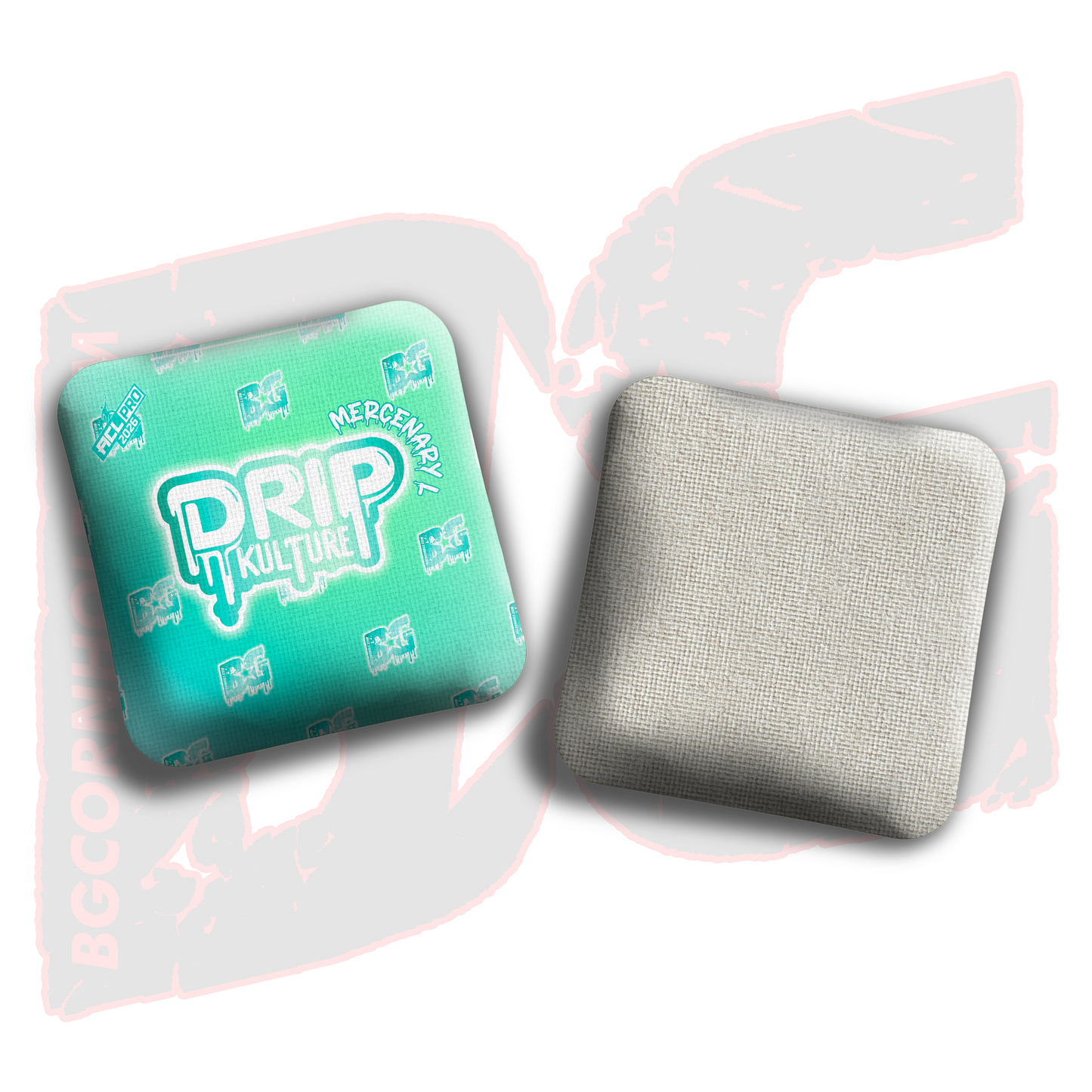 2026 Multiple Bag Models - DK x BG "Repeat" - ACL Pro Stamped Cornhole Bags - Set of 4 Bags