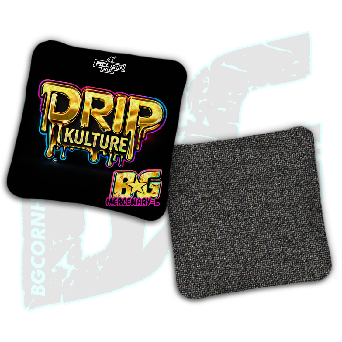2026 Multiple Bag Models - DK x BG "Metallic" - ACL Pro Stamped Cornhole Bags - Set of 4 Bags