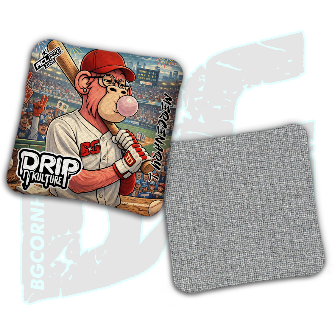 2026 Multiple Bag Models - DK x BG "Walk-Off" - ACL Pro Stamped Cornhole Bags - Set of 4 Bags