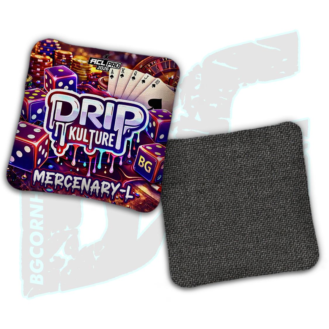 2026 Multiple Bag Models - DK x BG "Jackpot" - ACL Pro Stamped Cornhole Bags - Set of 4 Bags