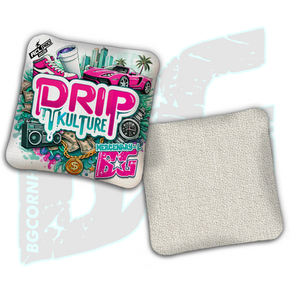 2026 Multiple Bag Models - DK x BG "Streetvibe" - ACL Pro Stamped Cornhole Bags - Set of 4 Bags