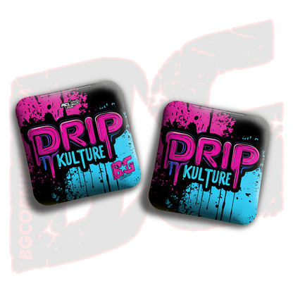 2026 Multiple Bag Models - DK x BG "Splatter" - ACL Pro Stamped Cornhole Bags - Set of 4 Bags