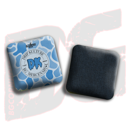 2026 Multiple Bag Models - DK x BG "Old School Camo" - ACL Pro Stamped Cornhole Bags - Set of 4 Bags
