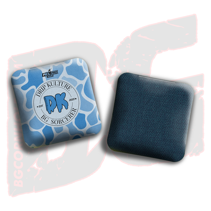2026 Multiple Bag Models - DK x BG "Old School Camo" - ACL Pro Stamped Cornhole Bags - Set of 4 Bags