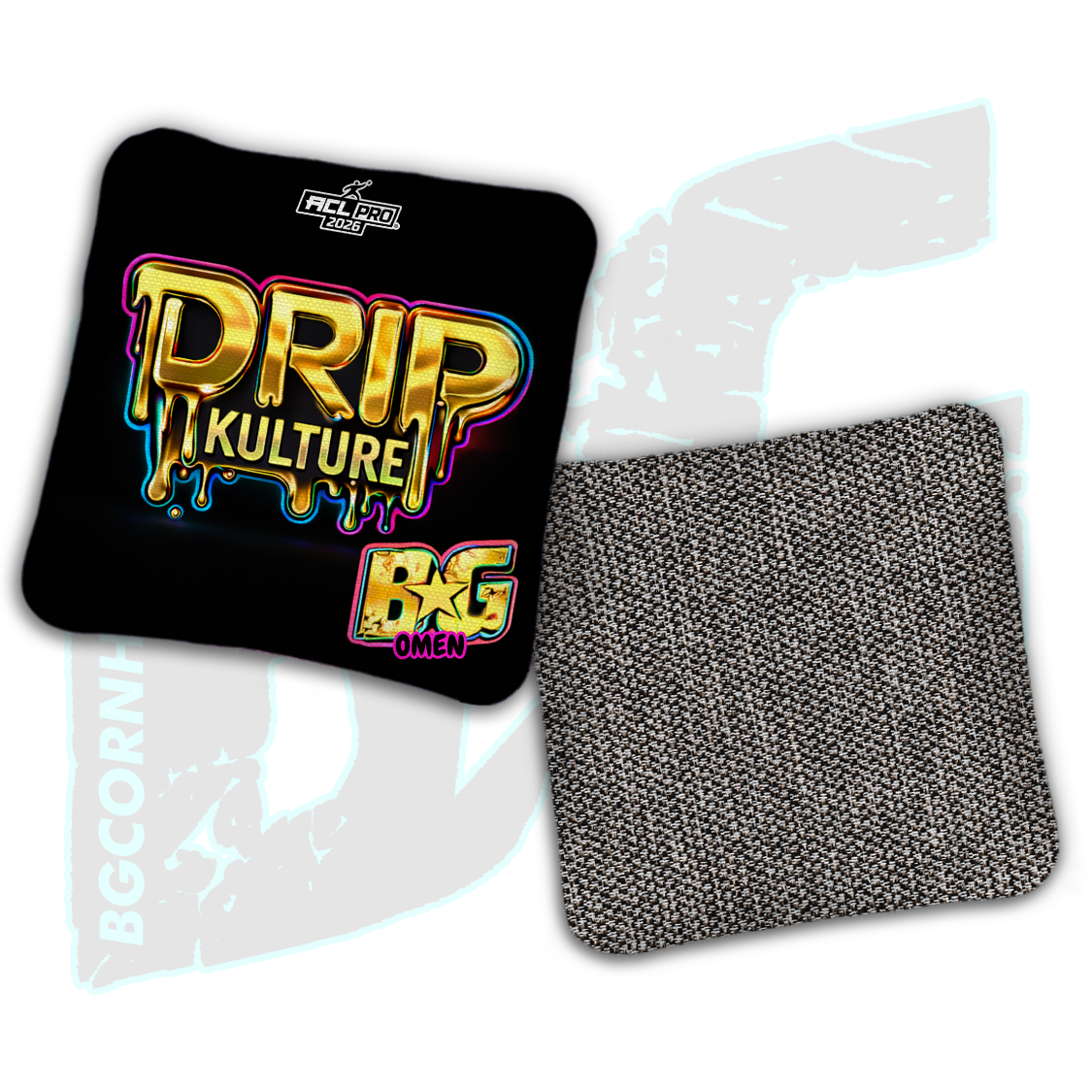 2026 Multiple Bag Models - DK x BG "Metallic" - ACL Pro Stamped Cornhole Bags - Set of 4 Bags