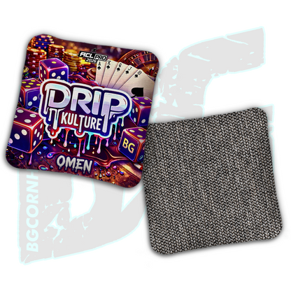 2026 Multiple Bag Models - DK x BG "Jackpot" - ACL Pro Stamped Cornhole Bags - Set of 4 Bags