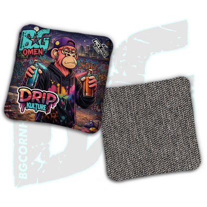 2026 Multiple Bag Models - DK x BG "Street Art" - ACL Pro Stamped Cornhole Bags - Set of 4 Bags