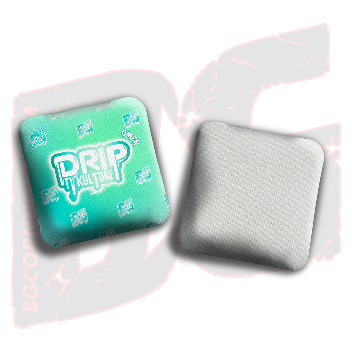 2026 Multiple Bag Models - DK x BG "Repeat" - ACL Pro Stamped Cornhole Bags - Set of 4 Bags