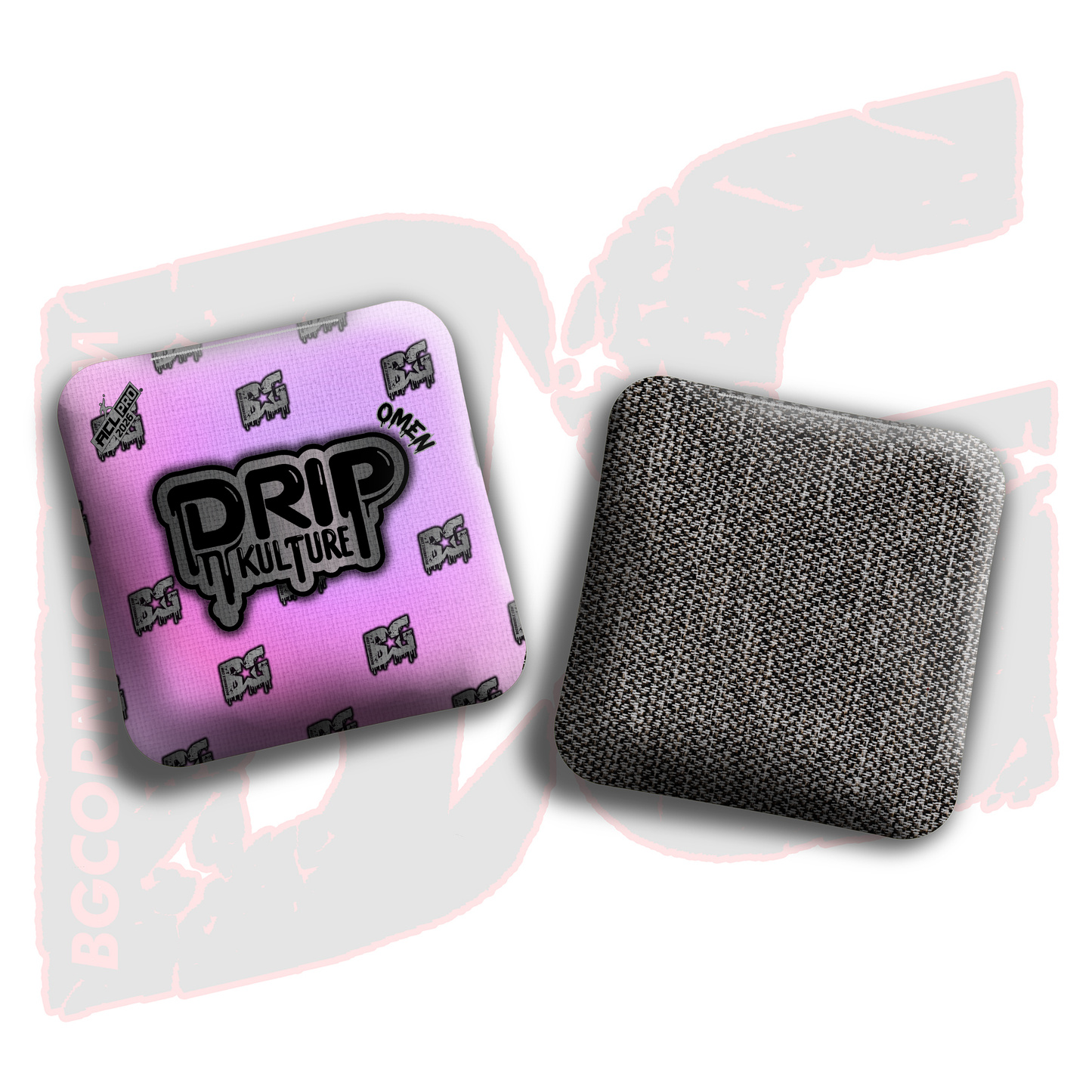 2026 Multiple Bag Models - DK x BG "Repeat" - ACL Pro Stamped Cornhole Bags - Set of 4 Bags
