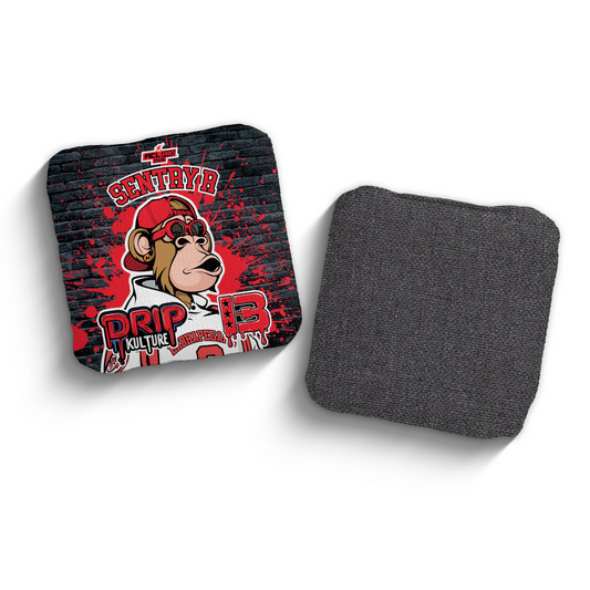 2026 Brotherhood Cornhole Sentry Drip Kulture Collaboration ACL Pro Stamped Cornhole Bags