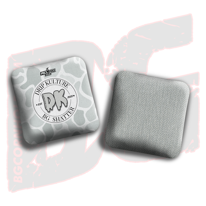 2026 SHATTER - DK x BG "Old School Camo" - ACL Pro Stamped Cornhole Bags - Set of 4 Bags