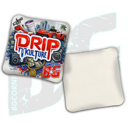 2026 Multiple Bag Models - DK x BG "Streetvibe" - ACL Pro Stamped Cornhole Bags - Set of 4 Bags