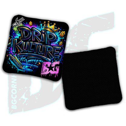 2026 Multiple Bag Models - DK x BG "Graffiti King" - ACL Pro Stamped Cornhole Bags - Set of 4 Bags