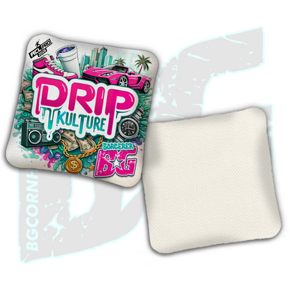 2026 Multiple Bag Models - DK x BG "Streetvibe" - ACL Pro Stamped Cornhole Bags - Set of 4 Bags