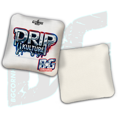 2026 Multiple Bag Models - DK x BG "Metallic" - ACL Pro Stamped Cornhole Bags - Set of 4 Bags