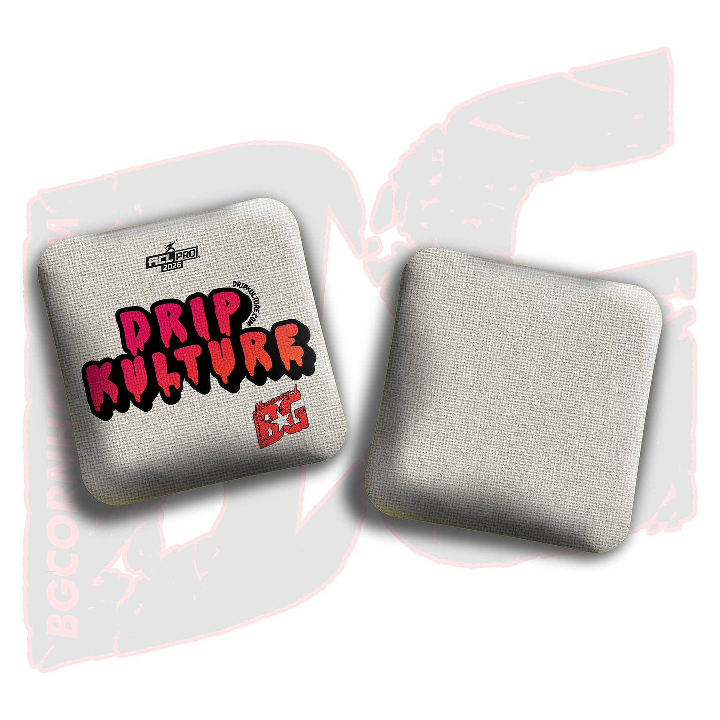 2026 Multiple Bag Models - DK x BG "DK Gradient" - ACL Pro Stamped Cornhole Bags - Set of 4 Bags