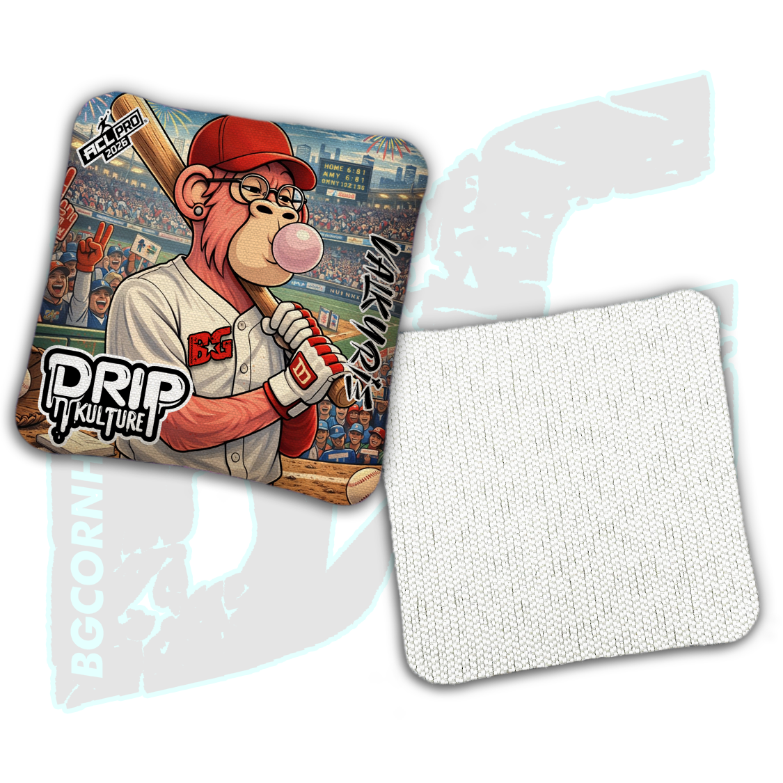 2026 Multiple Bag Models - DK x BG "Walk-Off" - ACL Pro Stamped Cornhole Bags - Set of 4 Bags