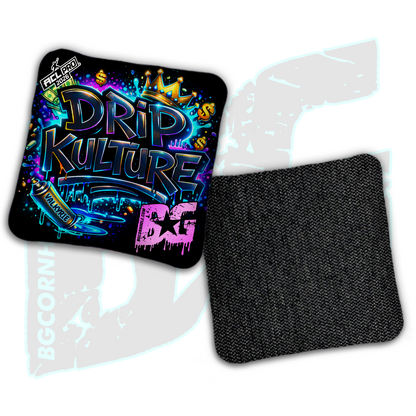 2026 Multiple Bag Models - DK x BG "Graffiti King" - ACL Pro Stamped Cornhole Bags - Set of 4 Bags