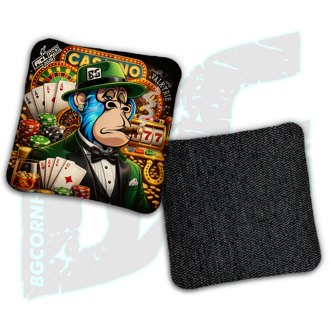 2026 Multiple Bag Models - DK x BG "Highroller" - ACL Pro Stamped Cornhole Bags - Set of 4 Bags