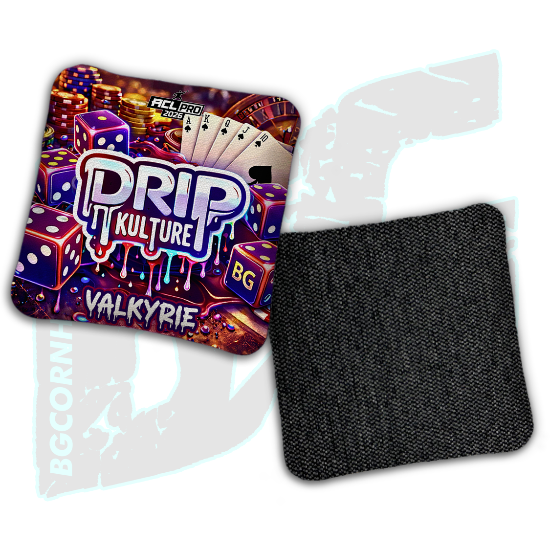 2026 Multiple Bag Models - DK x BG "Jackpot" - ACL Pro Stamped Cornhole Bags - Set of 4 Bags