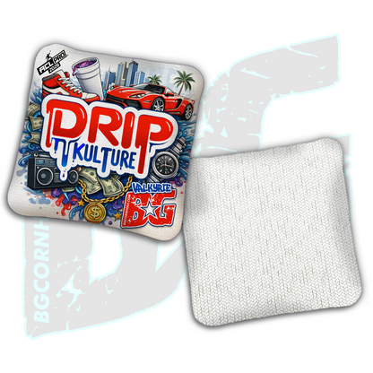 2026 Multiple Bag Models - DK x BG "Streetvibe" - ACL Pro Stamped Cornhole Bags - Set of 4 Bags
