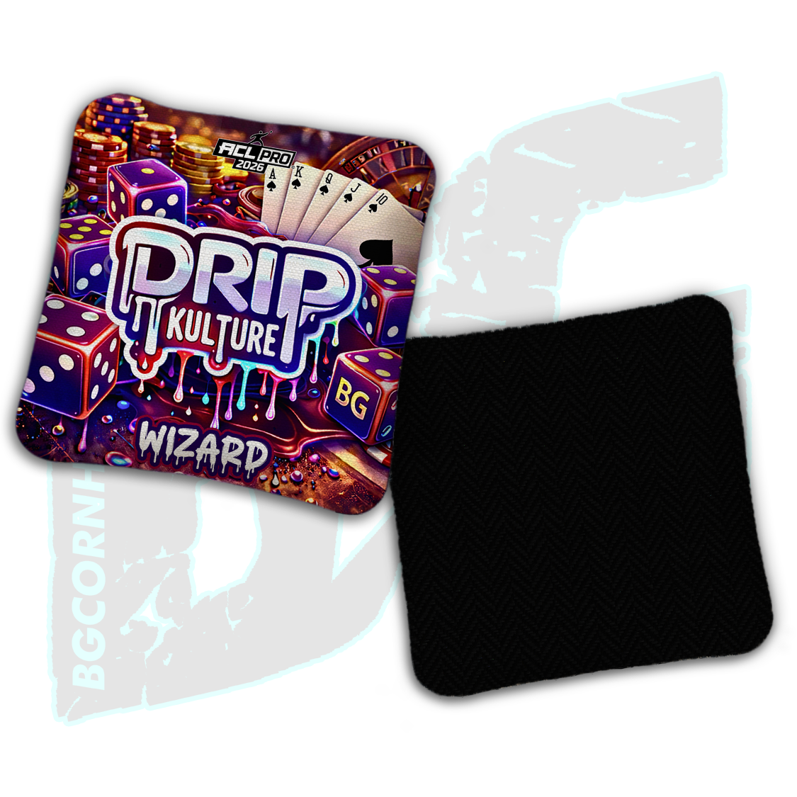 2026 Multiple Bag Models - DK x BG "Jackpot" - ACL Pro Stamped Cornhole Bags - Set of 4 Bags