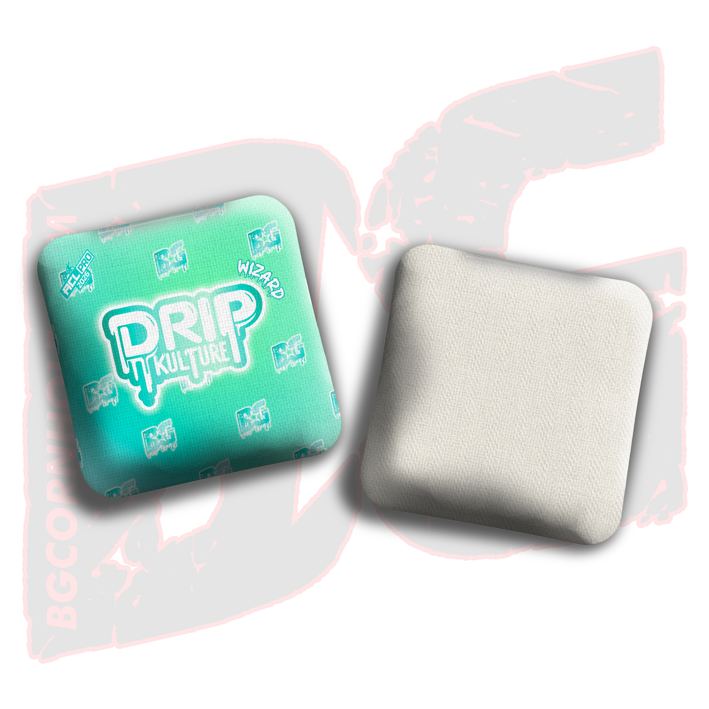 2026 Multiple Bag Models - DK x BG "Repeat" - ACL Pro Stamped Cornhole Bags - Set of 4 Bags