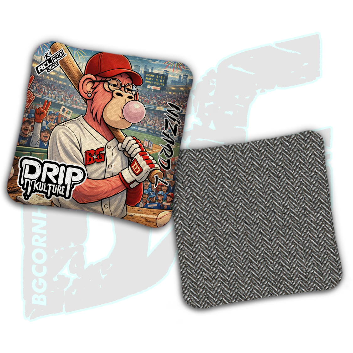 2026 Multiple Bag Models - DK x BG "Walk-Off" - ACL Pro Stamped Cornhole Bags - Set of 4 Bags