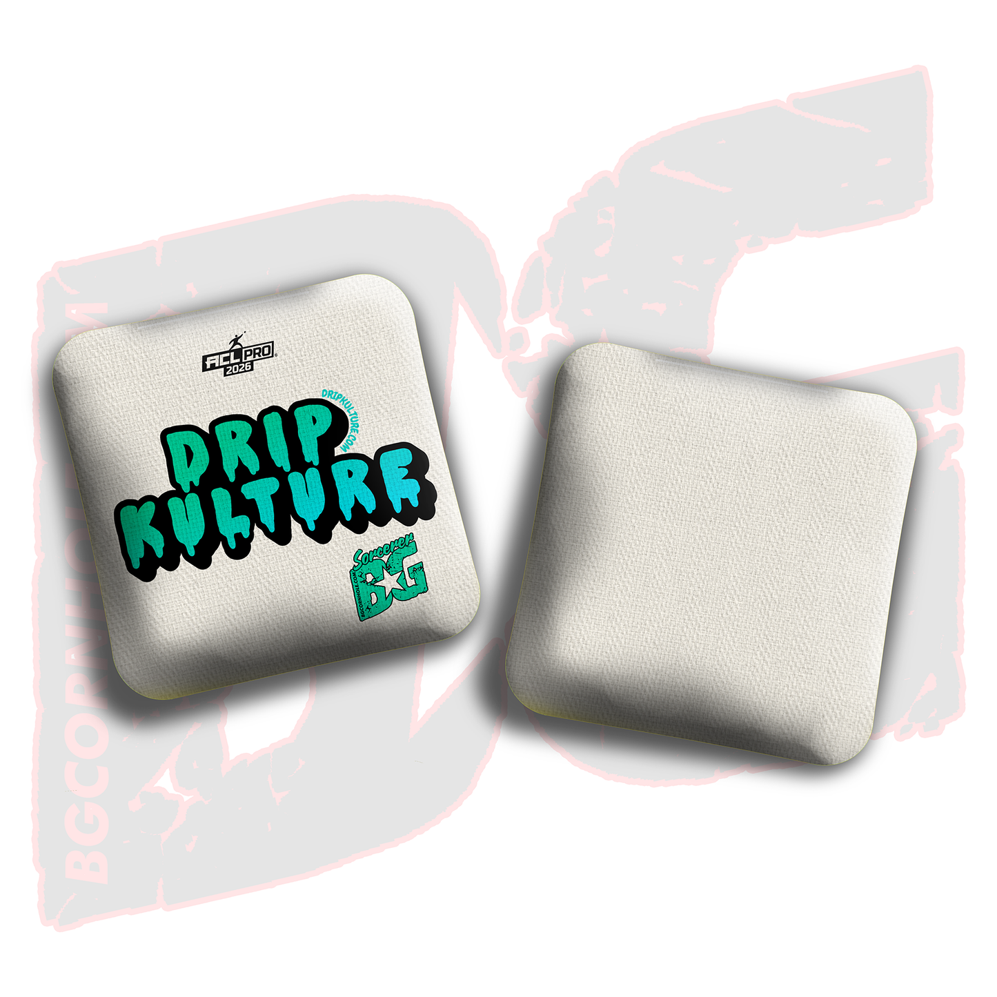 2026 Multiple Bag Models - DK x BG "DK Gradient" - ACL Pro Stamped Cornhole Bags - Set of 4 Bags
