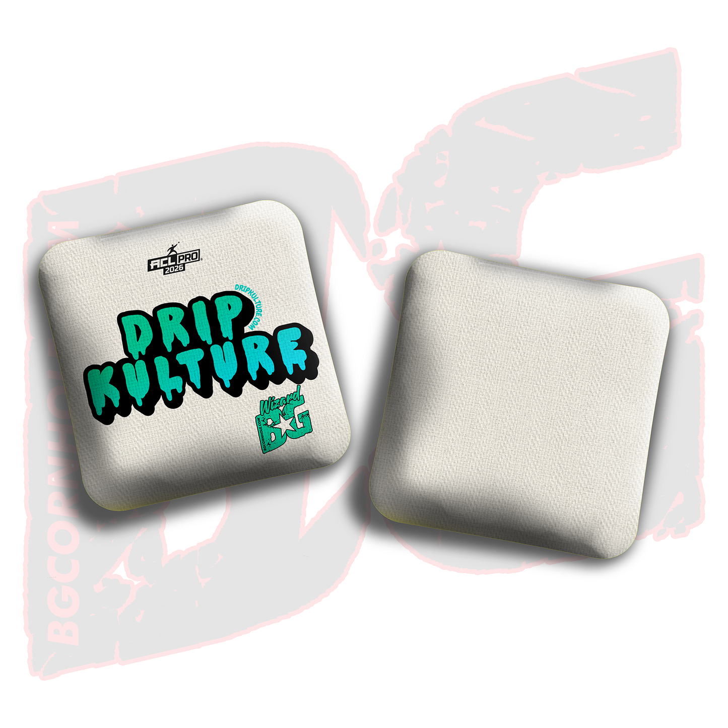 2026 Multiple Bag Models - DK x BG "DK Gradient" - ACL Pro Stamped Cornhole Bags - Set of 4 Bags