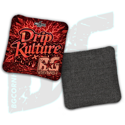 2026 Multiple Bag Models - DK x BG "Aftershock" - ACL Pro Stamped Cornhole Bags - Set of 4 Bags