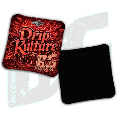 2026 Multiple Bag Models - DK x BG "Aftershock" - ACL Pro Stamped Cornhole Bags - Set of 4 Bags