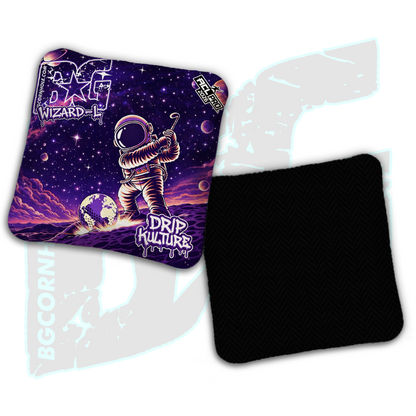2026 Multiple Bag Models - DK x BG "Astro Golfer" - ACL Pro Stamped Cornhole Bags - Set of 4 Bags
